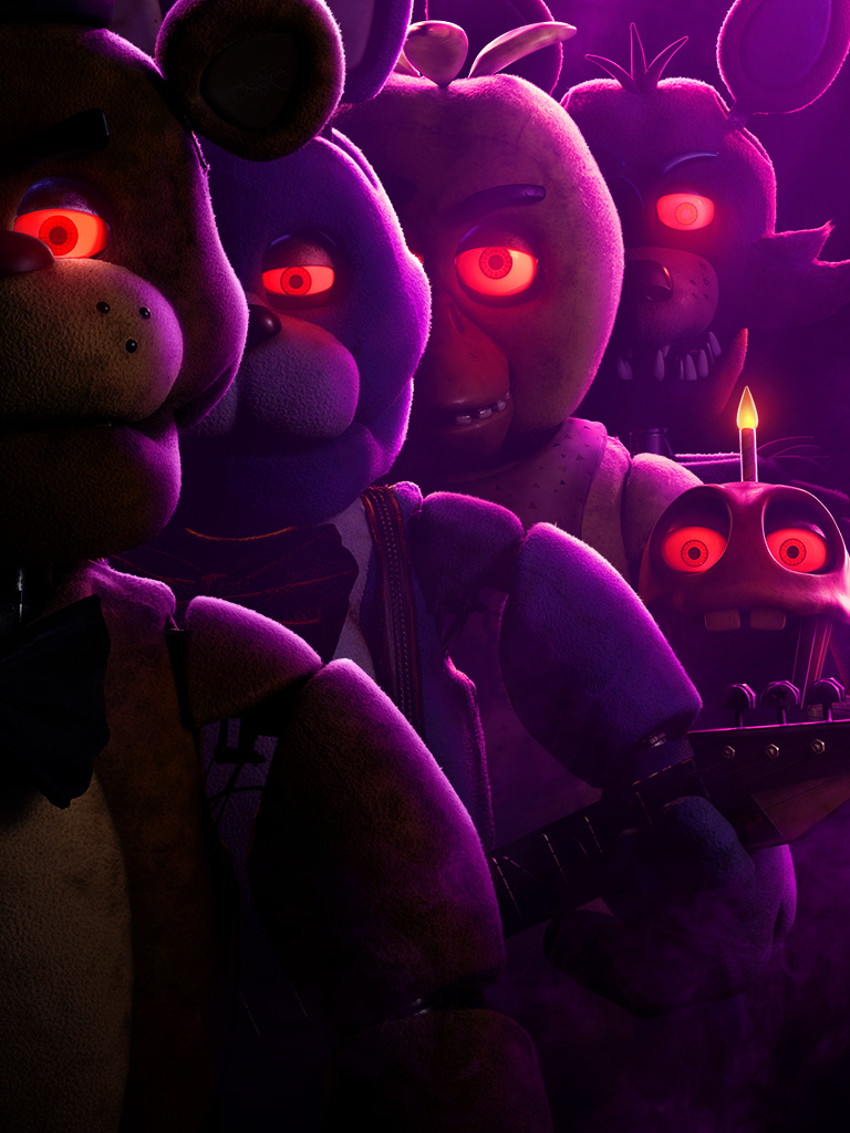 Convite ingresso digital tema fnaf